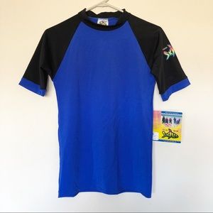 Boy Blue Short Sleeve Swim Shirt SPF 100 UV Surf